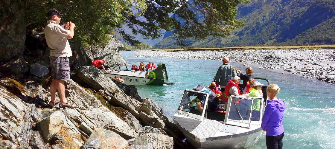 Jetboat and Wilderness Walk Gallery Banner 1