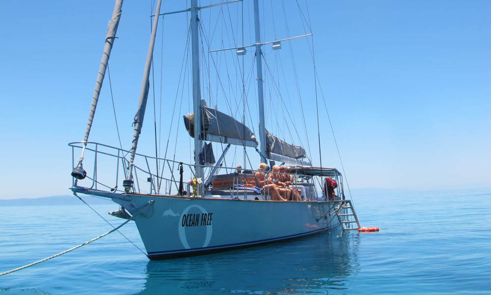ocean free sailing cruise cairns