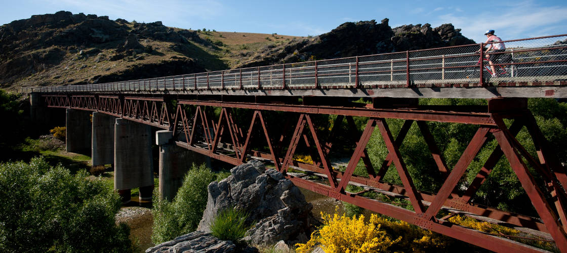 Trail Journeys Cycling ex Clyde or Queenstown