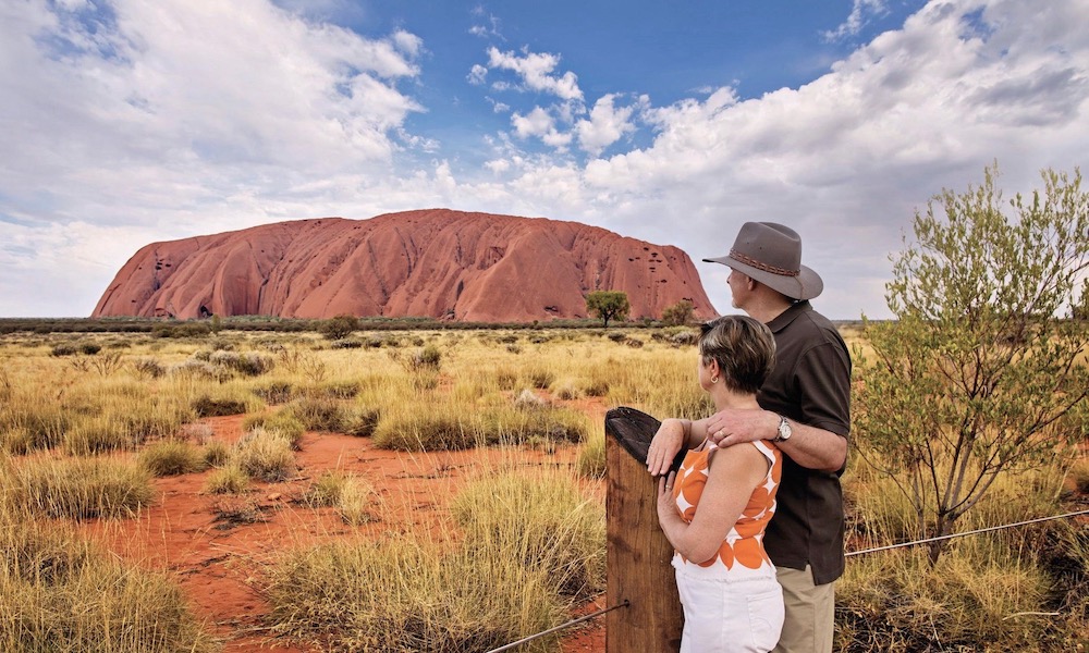 sunset at Uluru