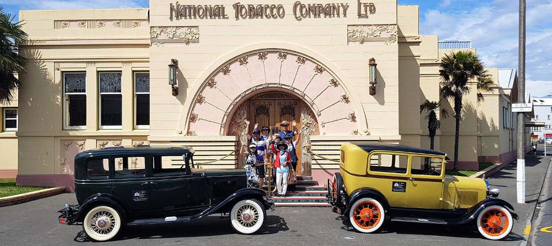 Napier Art Deco City Vintage Car Tour Gallery Banner 1