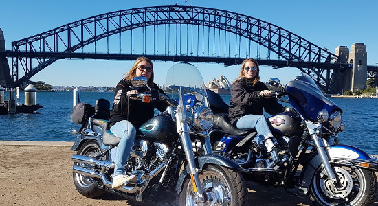 Harley Motorcycle or Chopper 4 Trike Sydney City Tour Gallery Banner 1