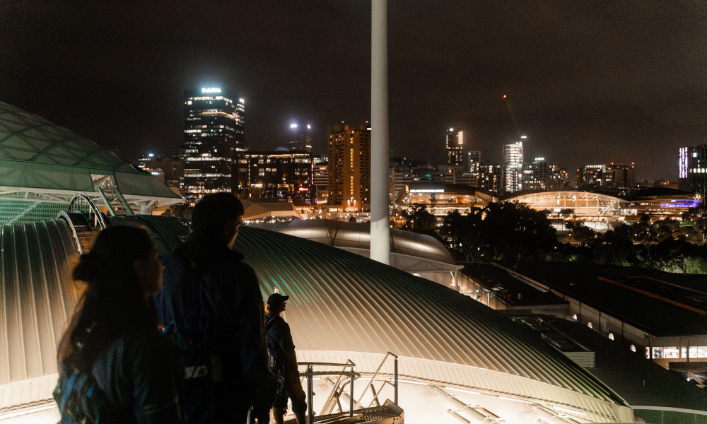Adelaide Oval Night RoofClimb