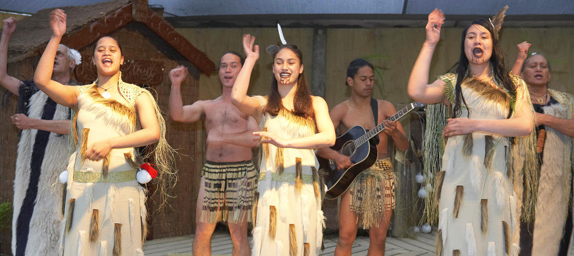 Maori culture performance