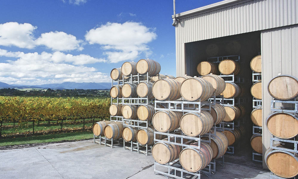 yarra valley winery tour wine barrels