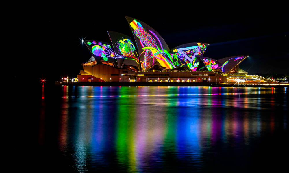 vivid light show sydney