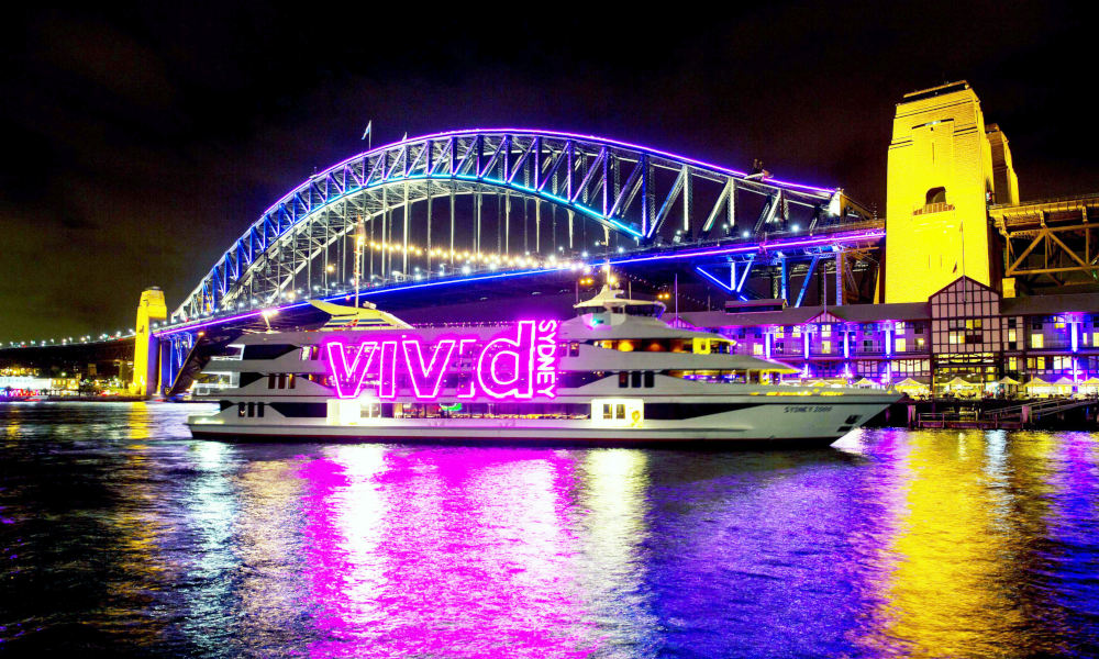 vivid light show sydney