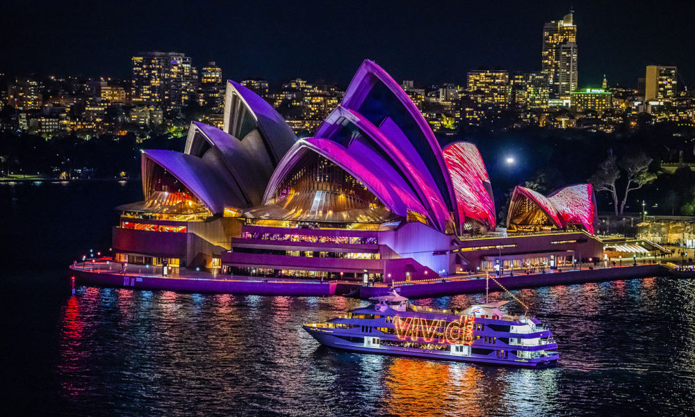 vivid light show sydney