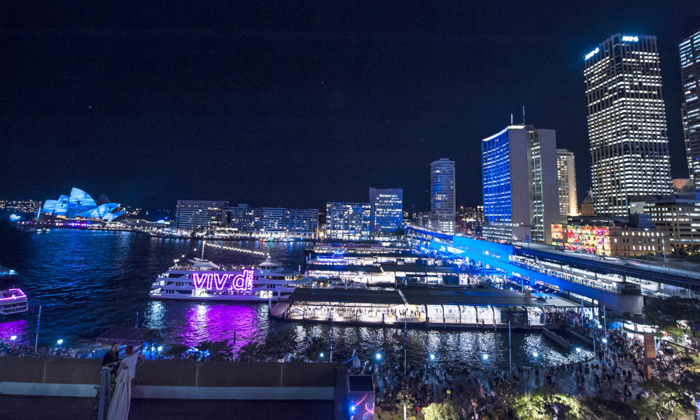 vivid light show sydney