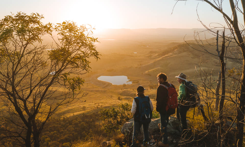 looking out over the valley