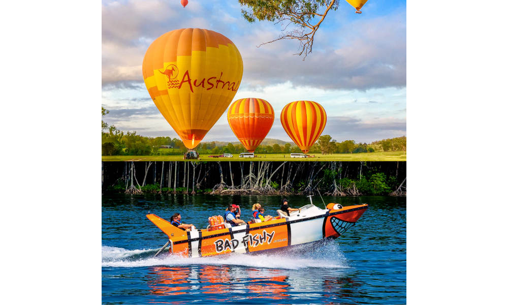Hot Air Balloon Flight with FREE Jet Boating Gallery Banner 1