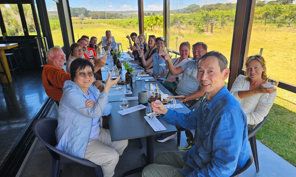 Adelaide Highlights with Hahndorf, Wine Tasting and Coast